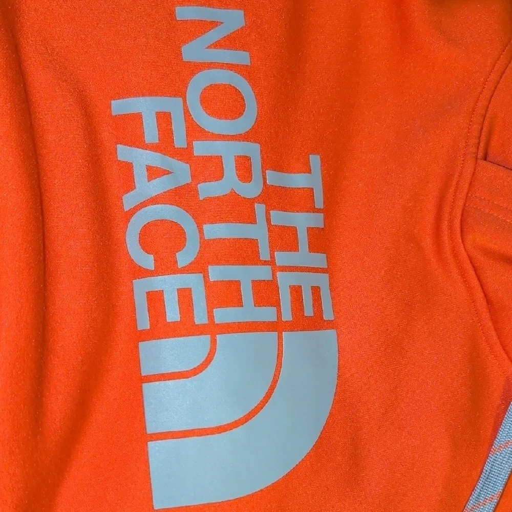 The North Face Men's Surgent Half Dome Hoodie Orange/Grey  Size L